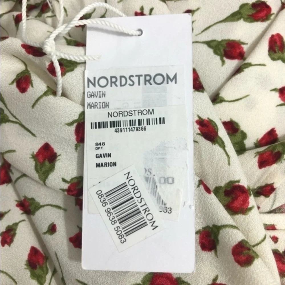 NWT. Reformation Gavin Open Back Dress in Marion Print Size 6 - Picture 8 of 10